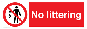 No littering